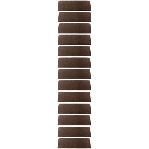 Ebern Designs Bullnose Stair Treads with Peel off Adhesive Strips Wayfair